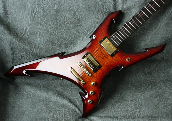 Ran Guitars: Warrior Extreme Custom 6 string: 5A Quilted Maple Over Mahogany