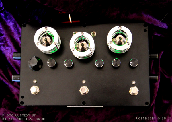 Bock Effects: Unholy Trinity. Valve 2 x Overdrive + 1x Fuzz Hybrid Boutique Guitar Effects Unit