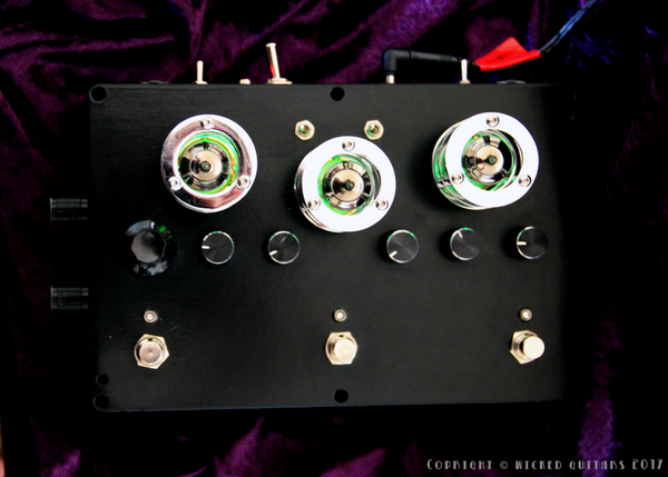 Bock Effects: Unholy Trinity. Valve 2 x Overdrive + 1x Fuzz Hybrid Boutique Guitar Effects Unit