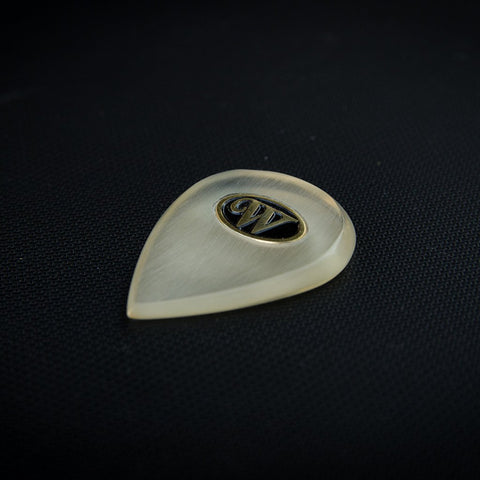 Winspear Boutique Plectrums: Amber Broadsword 5mm with Ergnonomic Taper